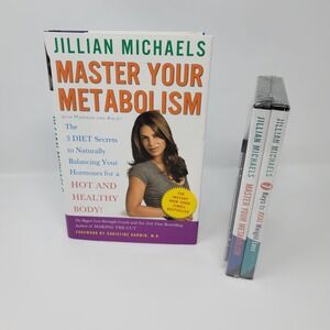Jillian Michaels Master Your Metabolism Book 2 DVD CD Set Weight Loss Wellness